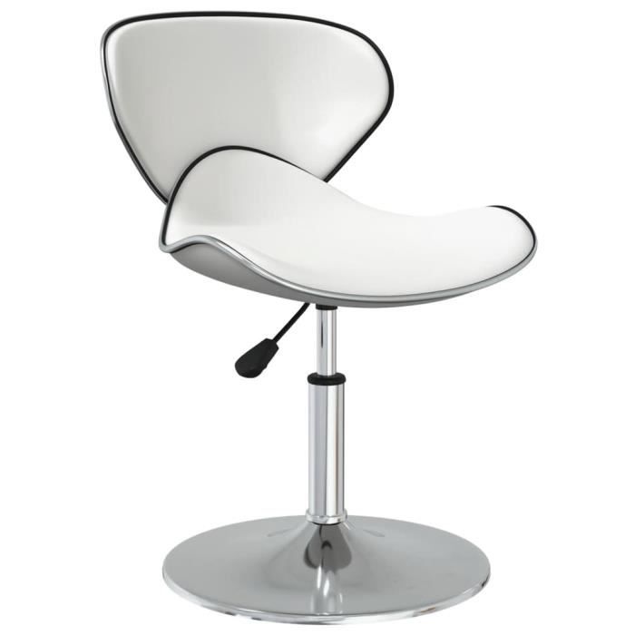 VidaXL Chaises de salle à manger 6 pcs Blanc Similicuir 3088585