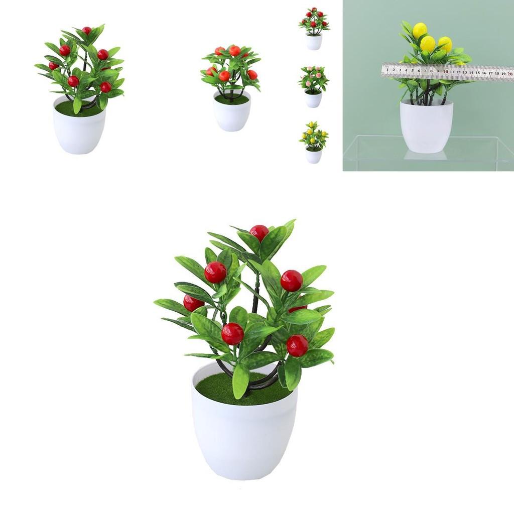 Fruit Tree Artificial Plant With Plastic Craft For Home Decor And Gift Use