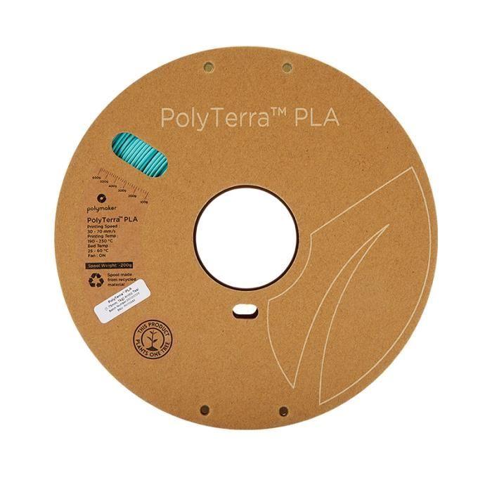 Filament PLA Pour Imprimante 3D - PolyTerra - 1.75mm - 1Kg - Bleu Artic - POLYMAKER