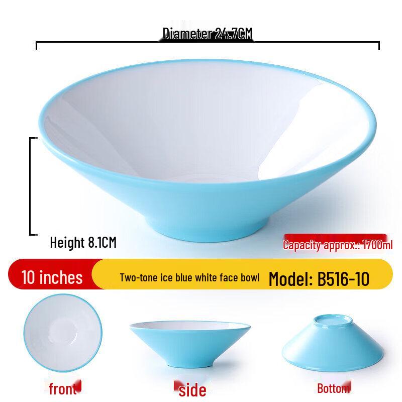 

Nordic Style Melamine Large Soup Bowls