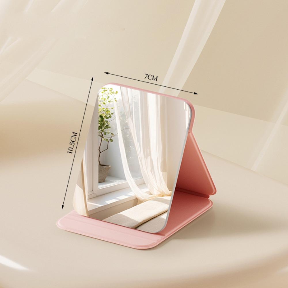 

Ручное персональное зеркало для макияжа Портативное карманное зеркало Милое складное зеркало для макияжа Спальня pink-small