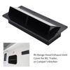 RV Range Hood Exhaust Hood RV Range Hood Vent Cover High   and Wther Resistant Structure with Lockable Clip sy to Install for Motorhome Trailer R
