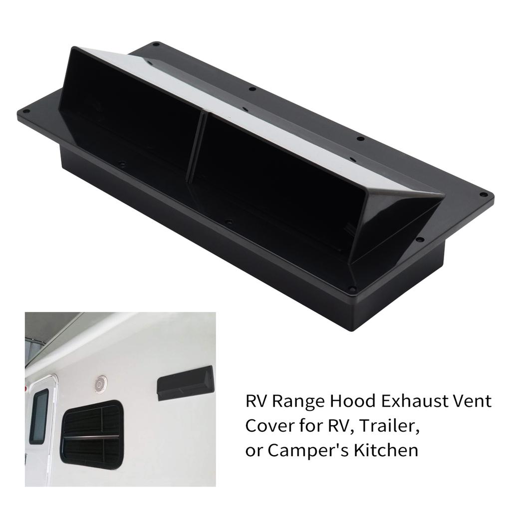 RV Range Hood Exhaust Hood RV Range Hood Vent Cover High and Wther Resistant Structure with Lockable Clip sy to Install for Motorhome Trailer R