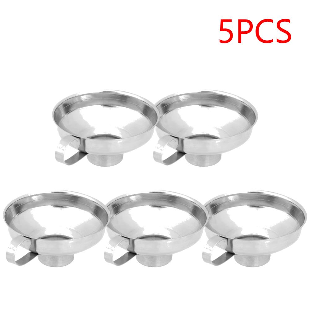 Edelstahl-Einmachtrichter mit breiter Öffnung, Salatdressing-Trichter, Ölleck