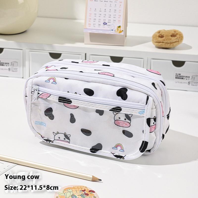 Cute Cartoon Pencil Case For Student Cartoon Anime Creative Pencil Bag High Capacity Stationery Storage Bag Cosmetic Bag