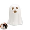Led Ghost Lights Ceramic Ghost Decorations Ceramic Ghost Led Light Up Decor Small White Figurine Halloween Ornaments