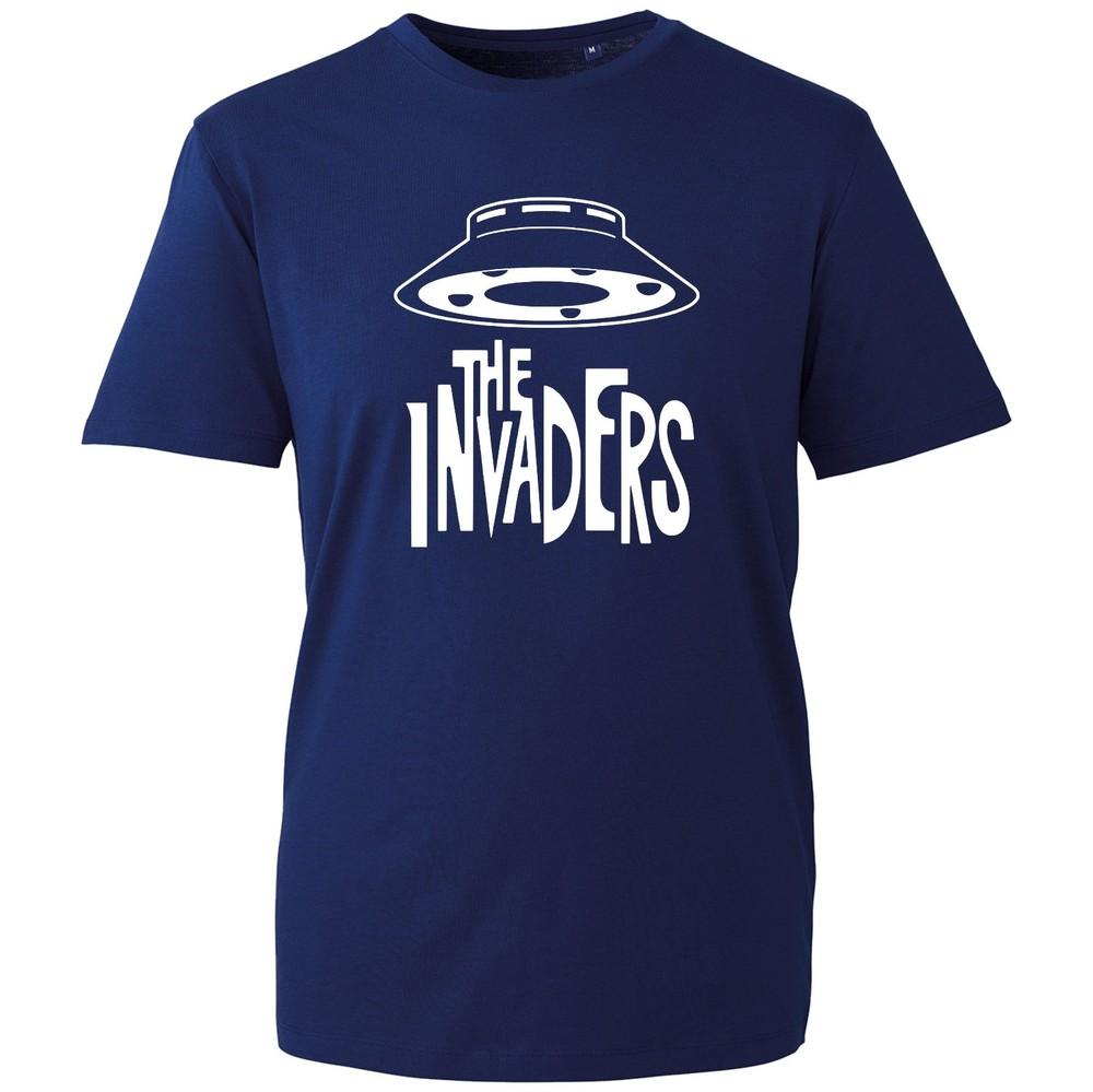 Invaders Classic T Shirt 1967 Cult Science Fiction TV Show Retro Unisexs Gift Tee S