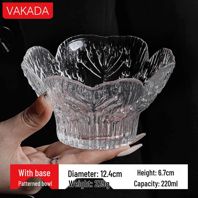 Стеклянные десертные миски и тарелки VAKADA