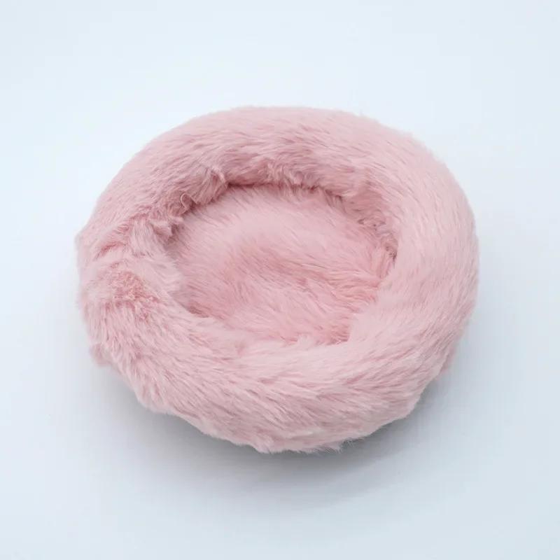 Round Hamster Nest Bed Keep Warm Sleeping Bed for Guinea Pigs Hedgehog Chinchilla Rabbit Small Animal Cage Bed Accessories