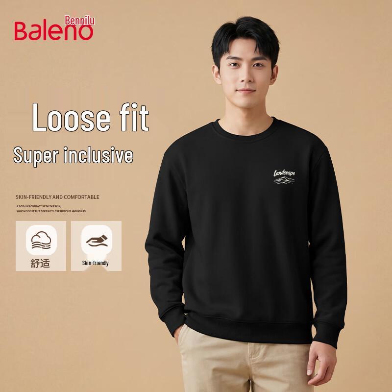 Baleno Men's Casual Crew Neck Sweatshirt