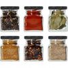 Spice Jars with Lids, 6 Pcs, 120 Ml