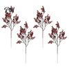 Maintenance Free Artificial Plant Stems Realistic Flowers for Autumn Home Decoration, Silk Floral Elegant Sprays Dining Branches Halloween Table