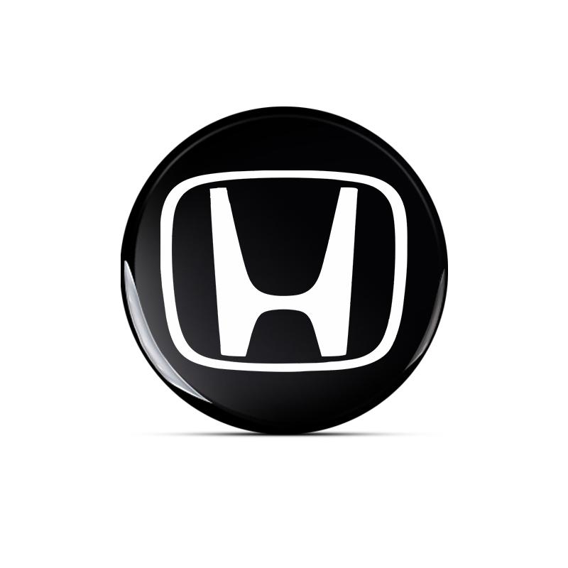 2/5/10Pcs 14mm Car Remote Key Fob Emblem Badge Radio Button Sticker For Honda Fit Mugen Insight Type S R VTEC DOHC Modulo Vezel Legend RR Si