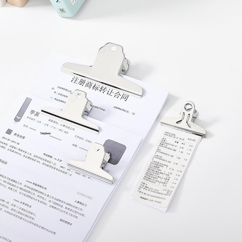 U-förmiger Zeichenbrettklemme aus Edelstahl - 160mm Metallklammer für Büro & Studenten