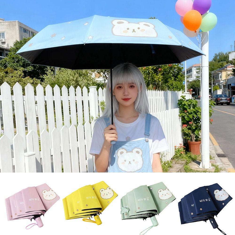 Portable One-Touch Open Kids Umbrella Windproof Waterproof Fully Automatic Umbrella Lightweight UV Protection Automatic Umbrella