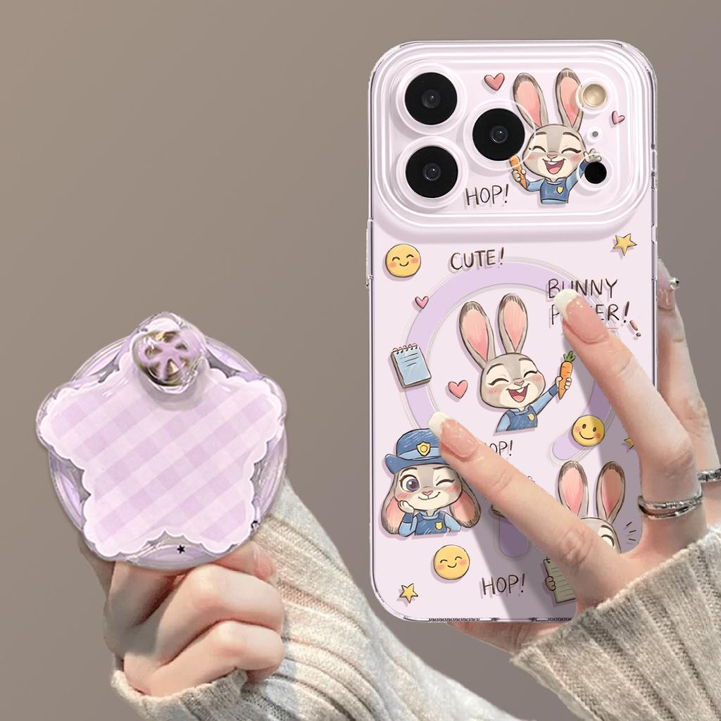 Carrot Rabbit Suitable for 17 Magnetic Holder Soft Cute Phone Case