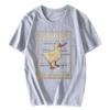 Anatomy Of A Goose Funny Duck Graphic Gaming Gamer Vintage Men's Black T Shirt Harajuku Gothic Men Tshirt Ullzang Streetwear Top