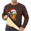 Men Sweatshirt Christmas Shirt Long Sleeve Funny Holdiay Crewneck Xmas Tops