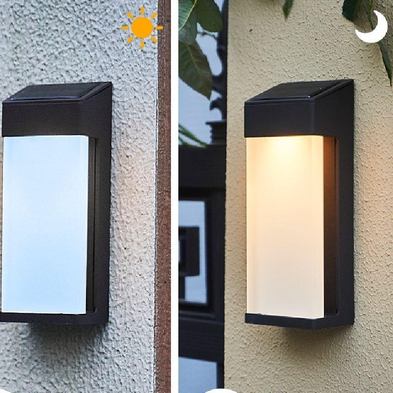 Elegant Vintage Solar Wall Light For Outdoor Patios Gardens Warm White Lighting