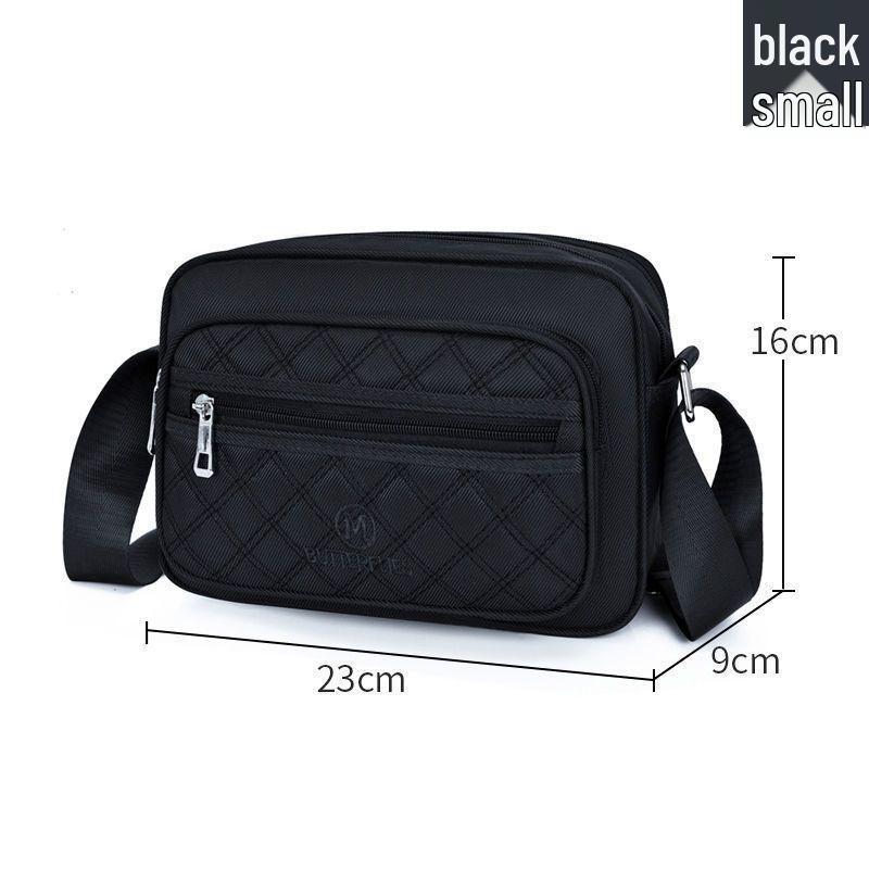 

Унисекс холщовый кошелек-кроссбоди и сумка для зарядки Small чёрный