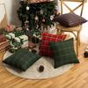 45x45cm 30x50cm Square Pillow Cases Christmas Scottish Tartan Plaid Cushion Covers Bed Sofa Pad Party Decor Throw Pillow Cover