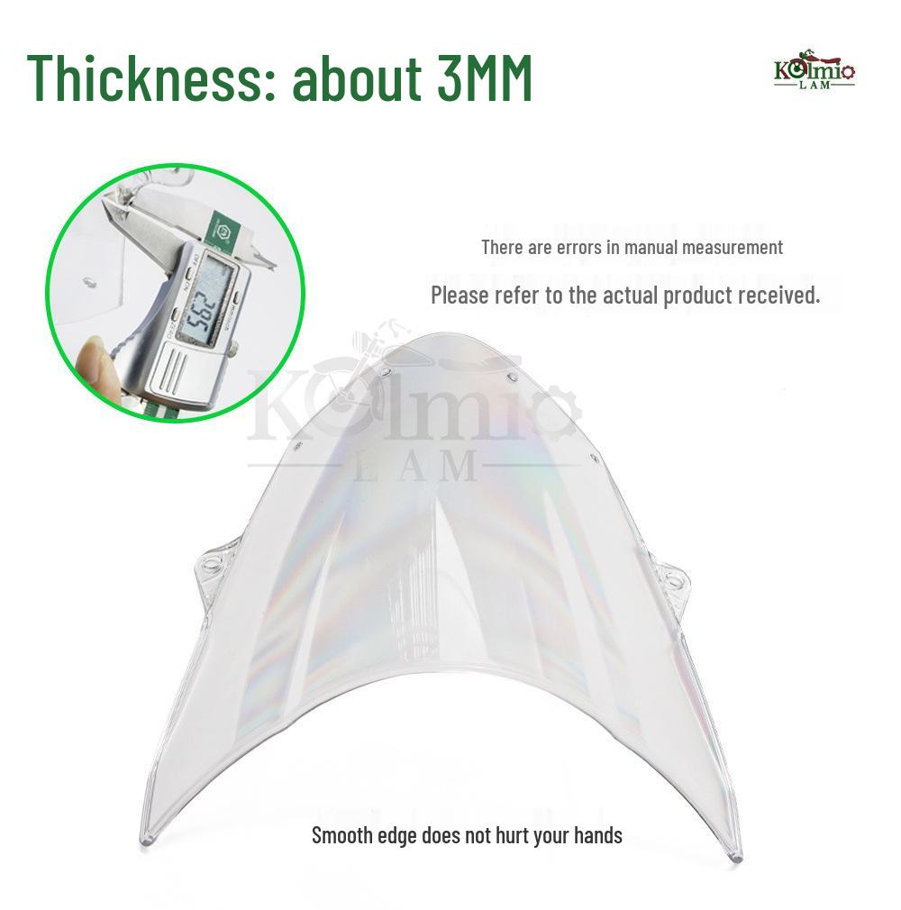 Compatible Windshields for Kawasaki ZX-10R (2008-2010) & ZX-6R (2009-2016)