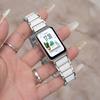Ceramic Bracelet For Samsung Galaxy Fit 3 Strap Correa Men Women Band Watchband For Samsung Galaxy Fit3 Accessories