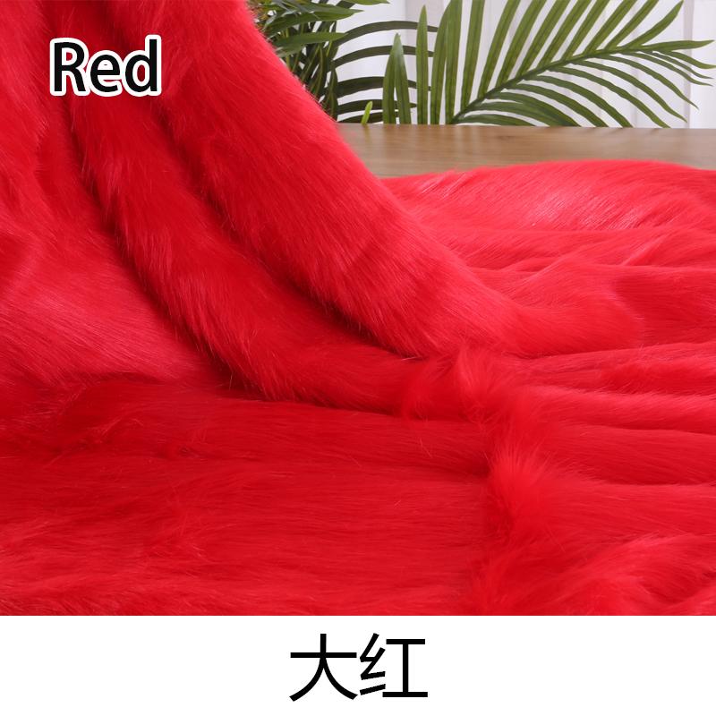 5cm Wool Length 180cm Wide High-grade Imitation Fox Hair Plush Fabric Carpet Fur Clothing Animal Fursuit Hair DIY Sewing Fabric
