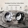 National Trend Bagua Ink Wash Style Retro Men's Ring - 17MM Round Fashion Statement