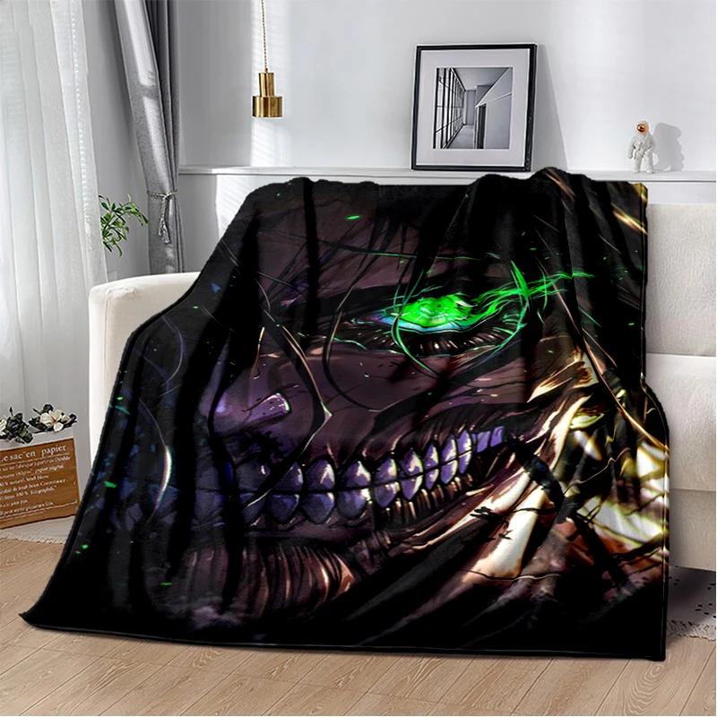 29 Style New Cartoon Attack on Titan Eren Anime Soft Flannel Blankets,Throw Blanket Comfortable for Beds Sofa Home Bedroom Gift