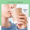 Deli 280ml Disposable Double-Layer Kraft Paper Cups