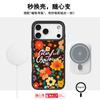 Applicable To Apple 17pro Mobile Phone Case, Advanced Sense 16 Replaceable Back Plate 15promax Magnetic Mobile Phone Case, Multi-color Flower