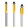 Three-edge Trimming Router Bit Woodworking Router Trimming Machine Milling Cutter Copying Slot Trimming Cutter 6mm 1/4inch shank