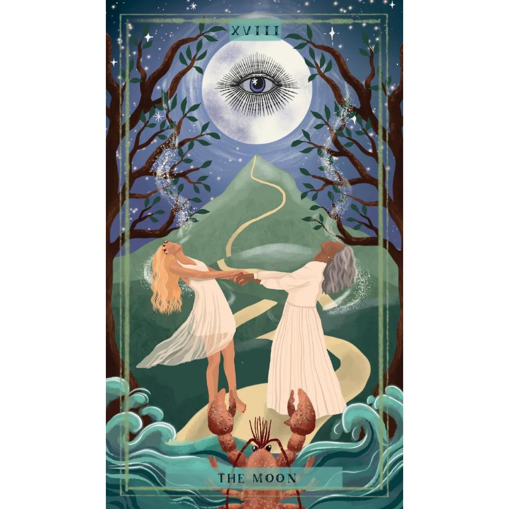 Earth Woman Tarot Deck 10.3*6cm 78 Pcs Tarot Cards Nurture Your Intuition and Celebrate Mother Nature's Wisdom