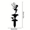 1pc Rustic Garden Fairy Metal Statue - Perfect for Outdoor Decoration and Yard Paio Lawns for Garden Party Decor!