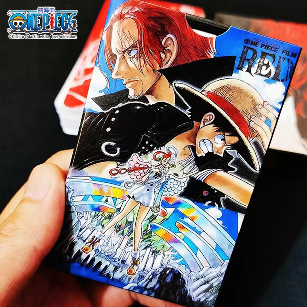 1pc Official One Piece Red Edition Playing Cards | Licensed Anime Poker for Fun & Parties | Collectible Gift for Fans.