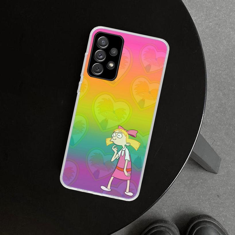 Hey Arnold Helga Cute Funny Cartoon Phone Case for Samsung Galaxy A17 A16 A26 A36 A56 A57 A37 A15 A25 A35 A55 A14 A24 A34 A54 A1