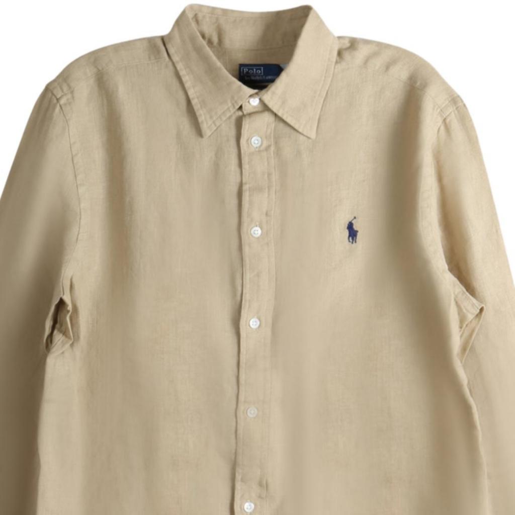 Polo Ralph Lauren Classic Long Sleeve Button Solid Color Polo Shirt With Embroidered Pony Women shirts 211970730-506