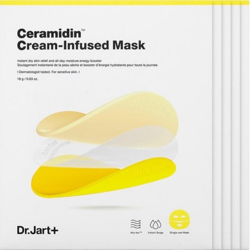 

Dr.Jart+ Ceramidin Cream Infused Mask 18g×5 Sheets