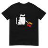Cool Cat Harris Walz Knock Over Trump Elephant Hair Yard T-Shirt