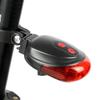 5LED Super Bright Bicycle Light with Laser Taillight and Width Indicator