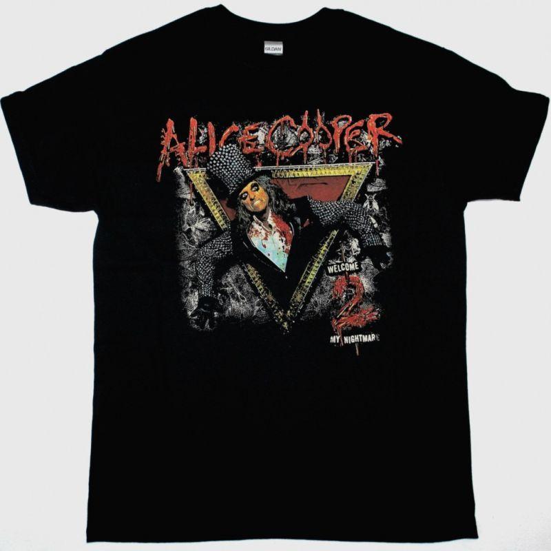 ALICE COOPER WELCOME 2 MY NIGHTMARE NEW BLACK T SHIRT Unisex T-Shirt XL
