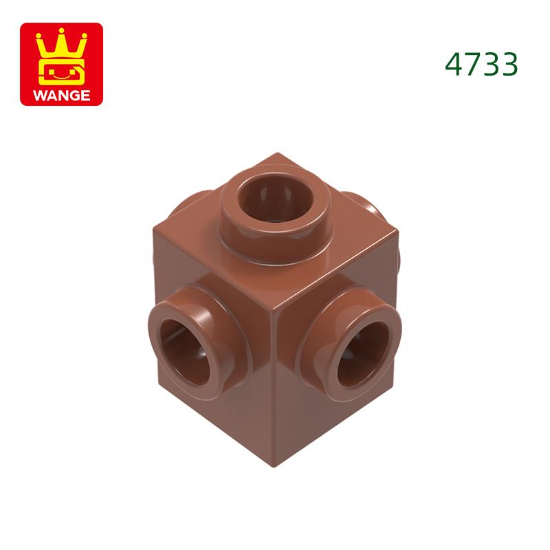 Non-Toxic 225Pcs/Lot 4733 1X1 With Studs On 4 Sides Block Moc Color Accessories Compatible With Brick Diy Children'S Toy Assembly Parts