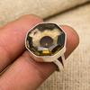 Smoky Topaz Ring Gemstone Jewelry, 925 Solid Sterling Silver Ring, Handmade Jewelry Birthstone Ring, Gift For Him
