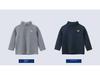 T-shirt à manches longues et col montant pour garçon 27kids automne style coréen