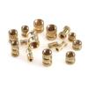Essential Brass Knurled Nuts Set Hardware Project Assortment for DIY & Repair