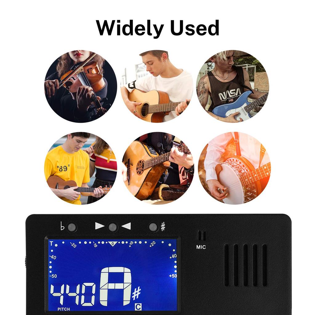 Donner Digital Metronome Tuner Tone Generator 3 In 1 for Instruments Guitar/Piano/Trumpet/Chromatic DMT-01