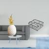 Pineapple Sculpture Ornament for Bedroom Tabletop with Luxury Napkin Holder Tissue Paper Dispenser