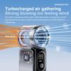 Portable USB Rechargeable High-Speed Mini Fan with Long-Lasting Battery for Outdoor and Desktop Use