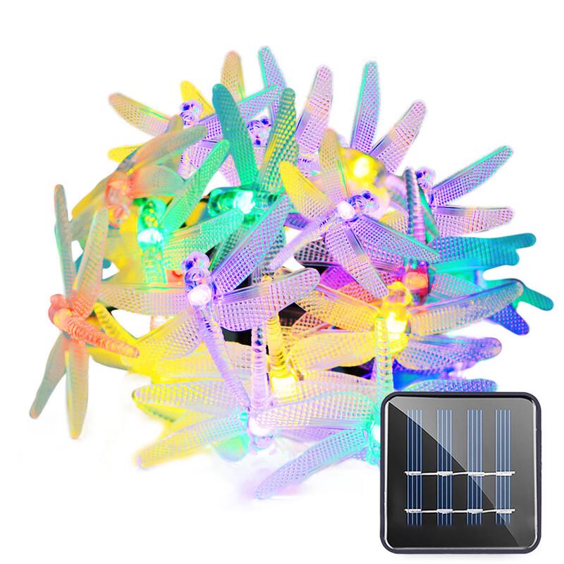 Solar Dragonfly LED String Lights